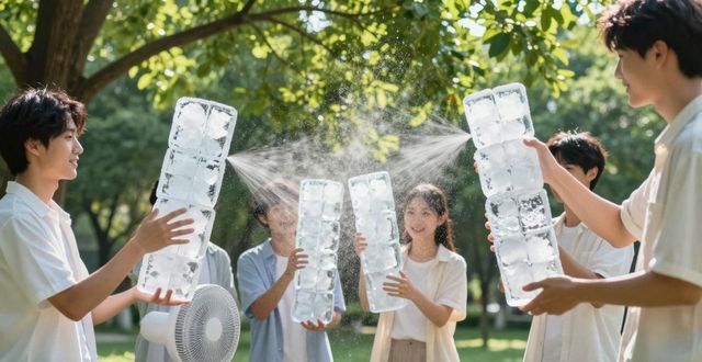 大冰块降温方法_重庆江北区夏季防暑降温大冰块_大冰块户外活动使用时长